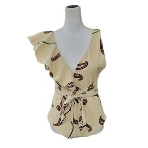 Johanna Ortiz One-Piece Swimsuit Large – Ruffle Detail, Resort‎ Style Designer